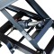 Hydraulische Motorfiets heftafel 360 kg met gekruist onderstel GELEVERD